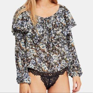 Free People Boho Blouse Bodysuit